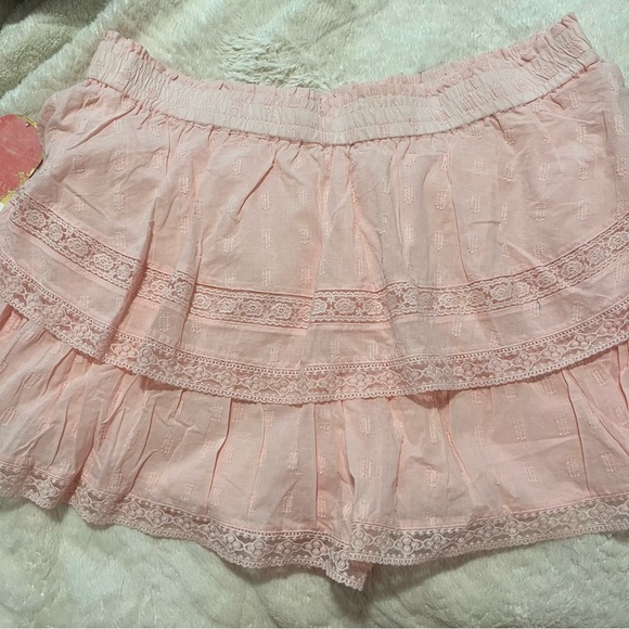 NEW Arula Pink Lace Shorts Plus Size 3X / C available NWT - Picture 5 of 6